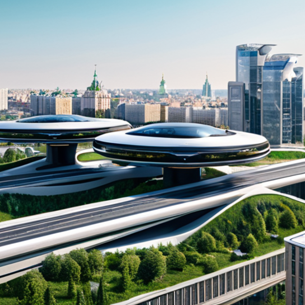 **

"A cityscape of Moscow in the future, featuring flying cars integrated seamlessly with modern architecture, vertiports on rooftops, and green spaces. Professional cityscape photography, daytime, clear sky, fully clothed people in modest, futuristic attire, safe for work, appropriate content, perfect anatomy, natural proportions, high quality."

**