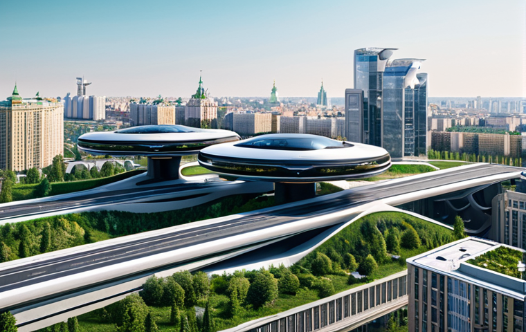 **
"A cityscape of Moscow in the future, featuring flying cars integrated seamlessly with modern architecture, vertiports on rooftops, and green spaces. Professional cityscape photography, daytime, clear sky, fully clothed people in modest, futuristic attire, safe for work, appropriate content, perfect anatomy, natural proportions, high quality."
**